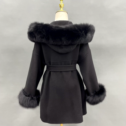 Astrid kashmir coat Black