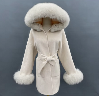 Astrid kashmir coat Beige