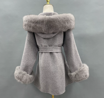 Astrid kashmir coat Grey