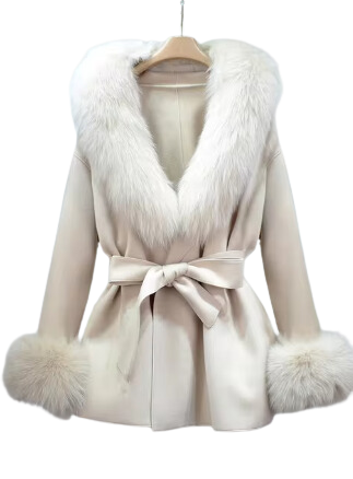 Desteny  Wool Coat full white